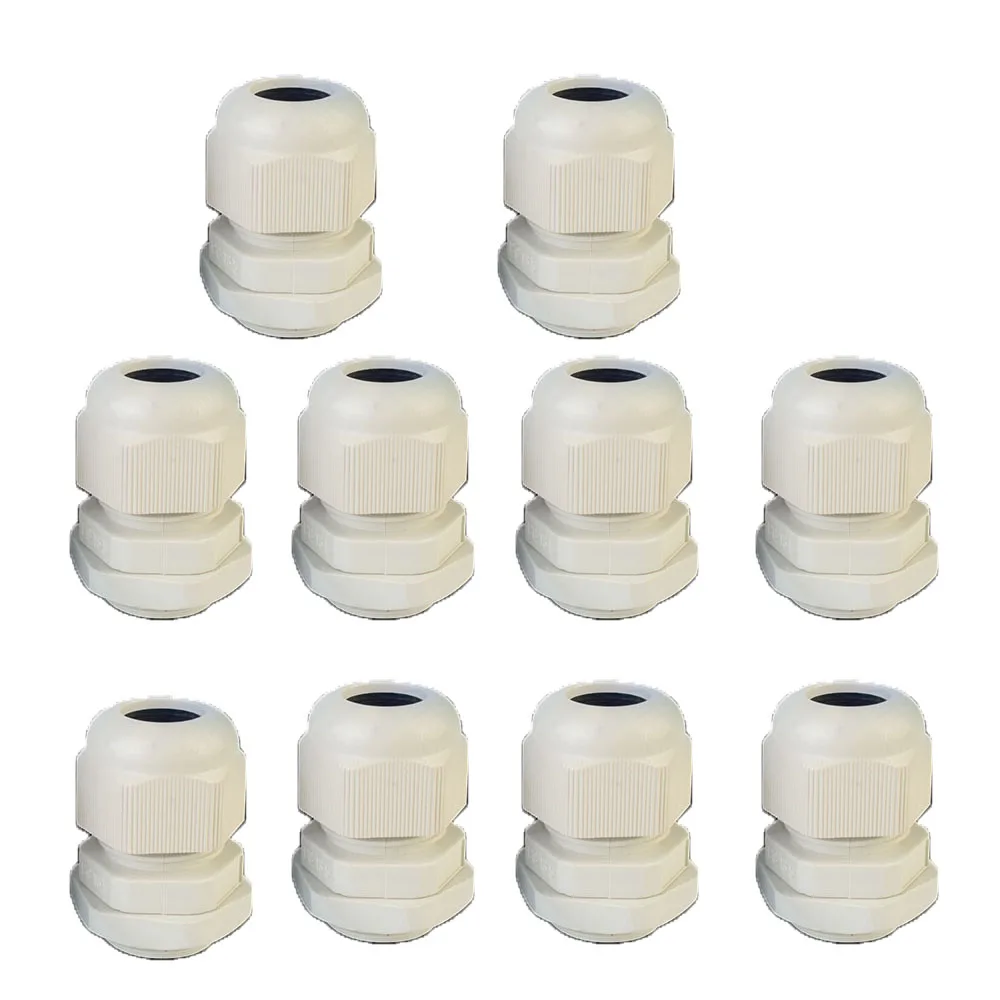 

Wire and cable nylon plastic Connector Black White Color IP68 PG7/PG9/PG11/PG16 3mm to 25mm wire waterproof joint 100PCS/50PCS