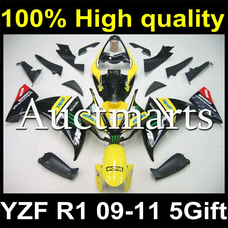 

Complete Plastic Body Fairing Kit Set For YAMAHA YZF R1 2009 2010 2011 09 10 11 Fairing Y09-111166