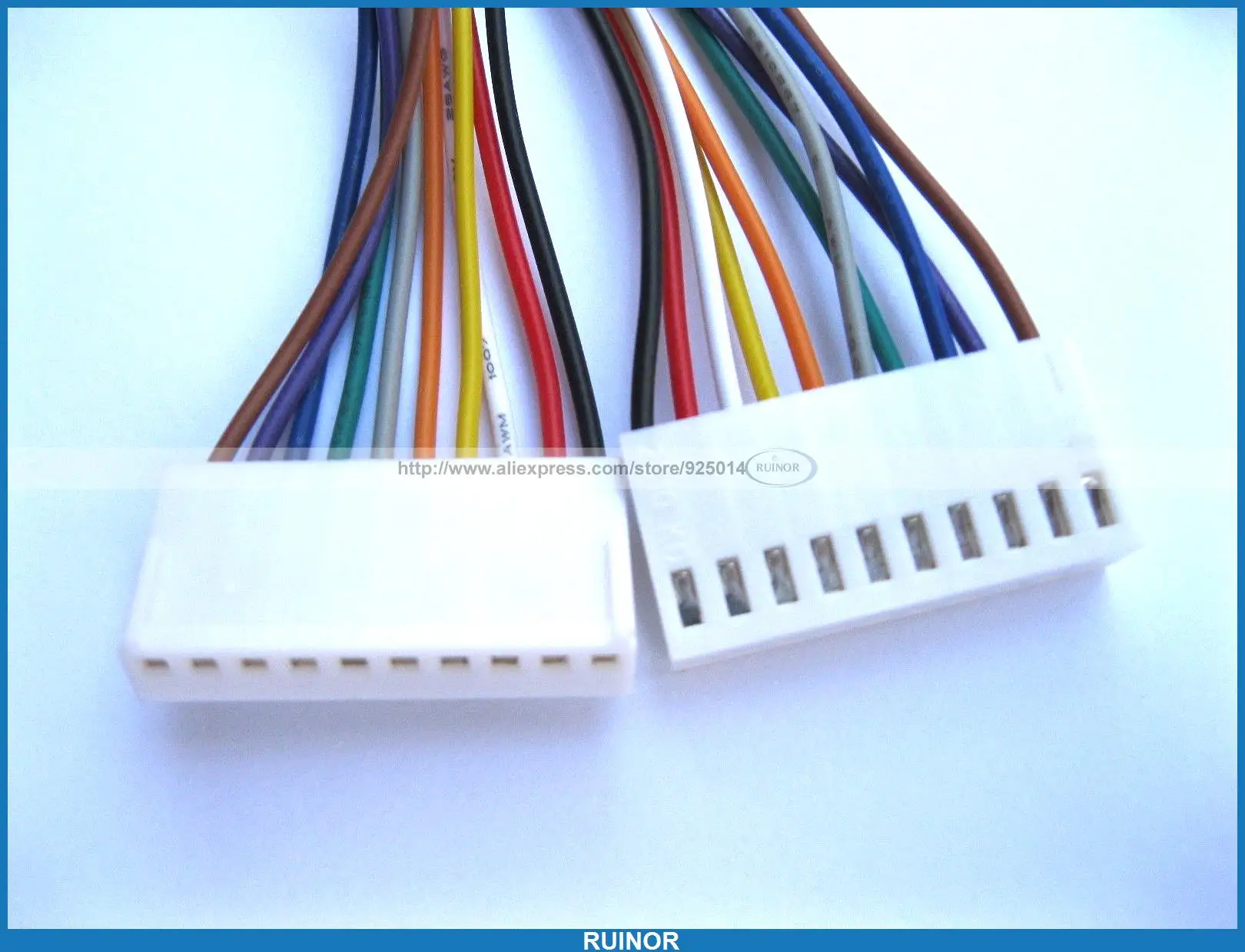 

15 Pcs/LOT 2510 2.54mm Pitch 10 Pin Female Connector with 26AWG 300mm Leads Cable