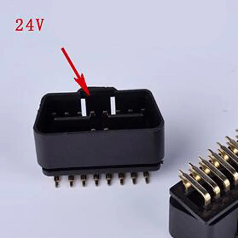 OBD II OBD2 90 градусов 16 контактный разъем адаптера провода розетки авто