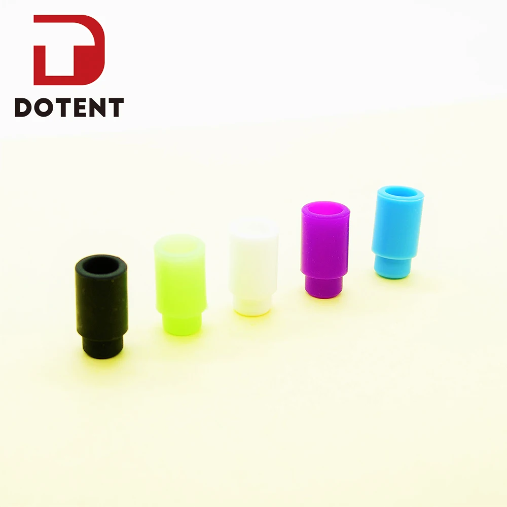 

5pcs DOTENT 510 Drip Tip Silicone Mouthpiece Electronic Cigarette Tank Connector Accessorrie for TFV8 Baby RBA RTA Vape Atomizer