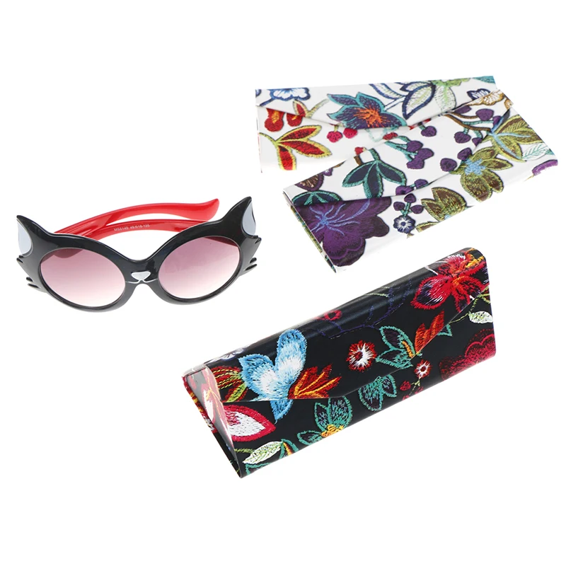 Fashion Triangle Foldable Sunglasses Case Women Men Glasses Box Design Eyeglasses Cases Eyewear