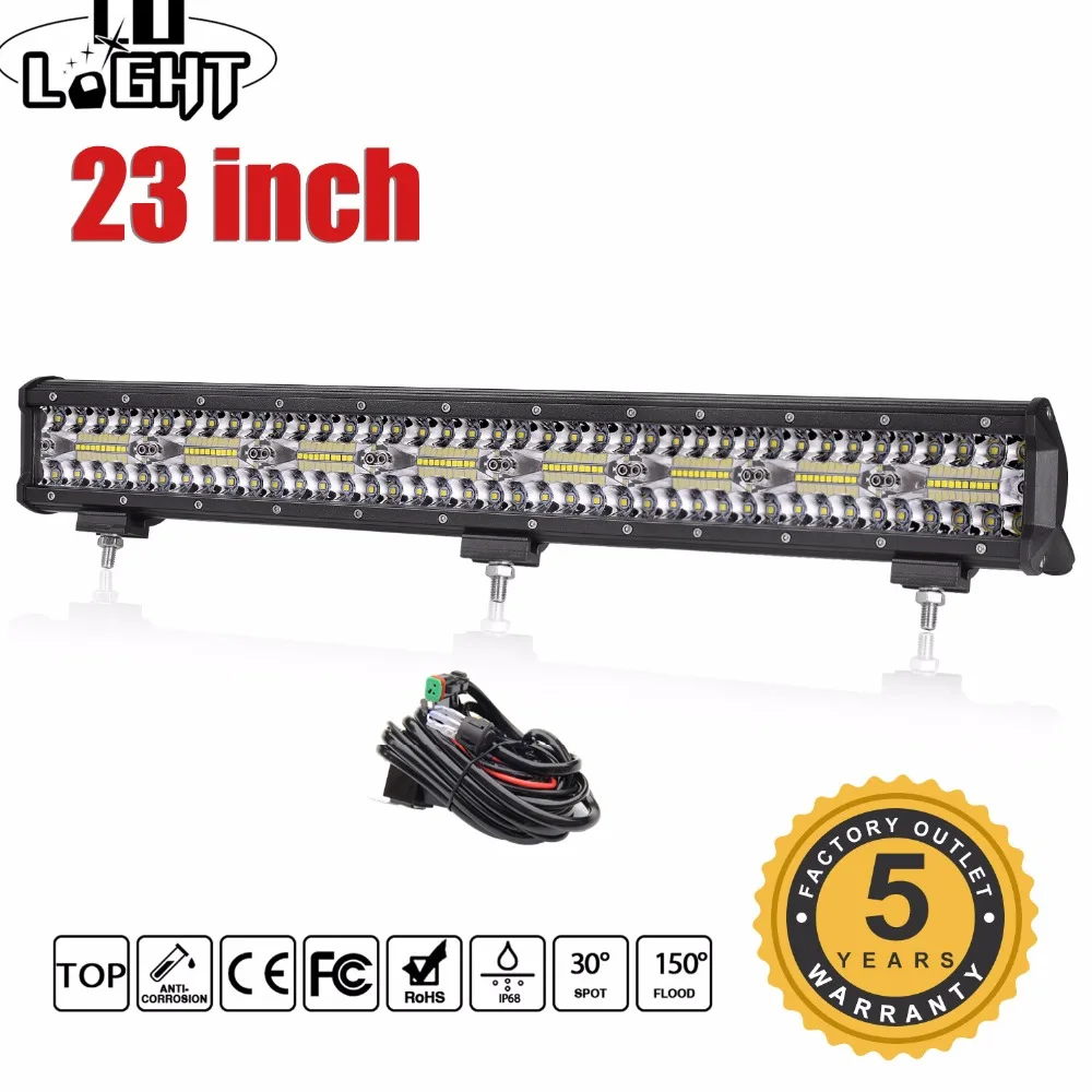 

CO LIGHT 23inch 480W Offroad Led Light Bar 3-Row Combo Led Driving Work Light for Auto Trucks 4x4 Boat Jeep ATV 12V 24V Led Bar