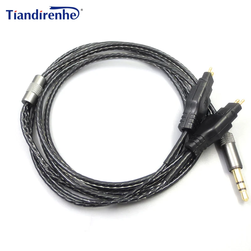 Headphone Replacement Cable for Sennheiser HD414 HD650 HD600 HD580 HD25 Earphone Headset Stereo Bass Upgrade Audio Cables