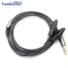 Headphone Replacement Cable for Sennheiser HD414 HD650 HD600 HD580 HD25 Earphone Headset Stereo Bass Upgrade Audio Cables