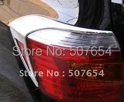 

Higher star ABS chrome 2pcs Car taillight decorative cover rear lamp decorative frame For Toyota Highlander 2007-2011