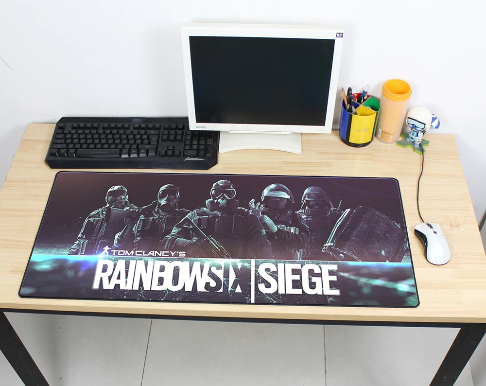 Rainbow Six Siege 900x400X3 мм супер большие коврики для мыши геймерские игровые коврики для мыши высококачественный Настольный коврик для куриного ужина Tapis De Souris - Цвет: Size 900x400X3MM