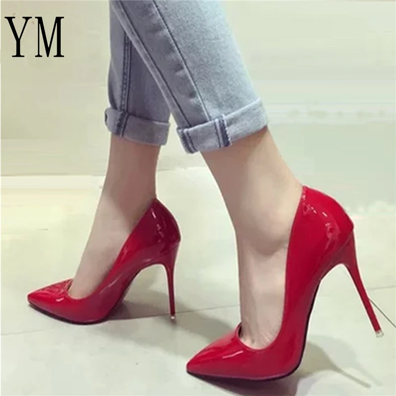 red white and blue high heels