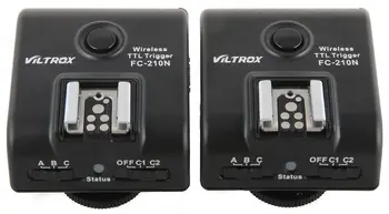 

Viltrox FC-210N i-TTL Wireless 2.4G Transceiver Flash Trigger for Nikon 1/8000s