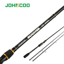 Рыболовное спиннинговое удилище JOHNCOO Booster с 2 наконечниками M/ML 5-28g Ex-fast action 2,1 m 2,4 m спиннинговое удилище и удочка для заброса приманки
