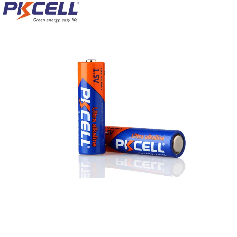 24 шт. PKCELL1.5V LR6 АА щелочные Батарея AM3 Батарейки+ 24 шт. LR03 AAA сухие щелочные батарейки 1,5 V 3A AM4 Батарея