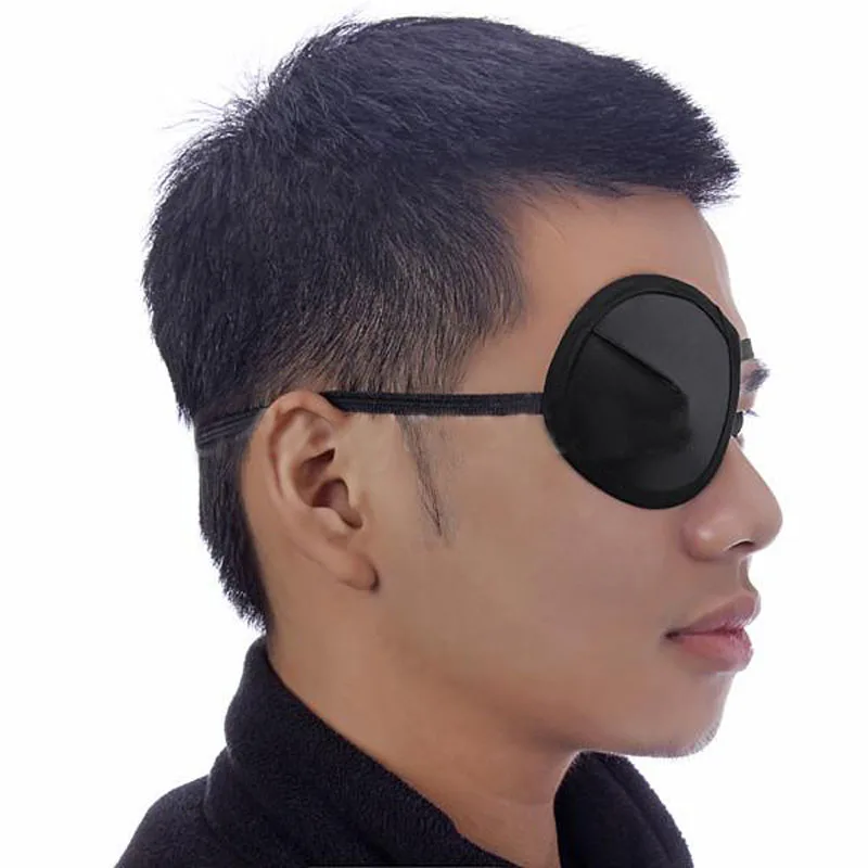 Монокуляр очки Черный Дворецкий Ciel Phantomhive косплей глаз патч Одноглазый Пиратская глазная повязка