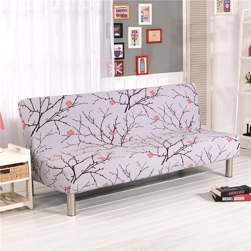 Универсальный чехол для дивана, эластичный чехол для дивана, чехол для дивана без подлокотника, складной чехол для дивана-кровати, 1 шт - Цвет: 014