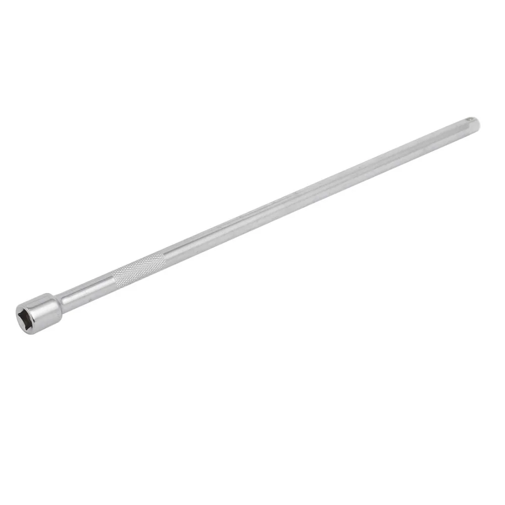 

UXCELL Newest 1 Pcs 10-inch Length 1/4-inch Drive Impact CR-V Socket Extension Bar Silver Tone