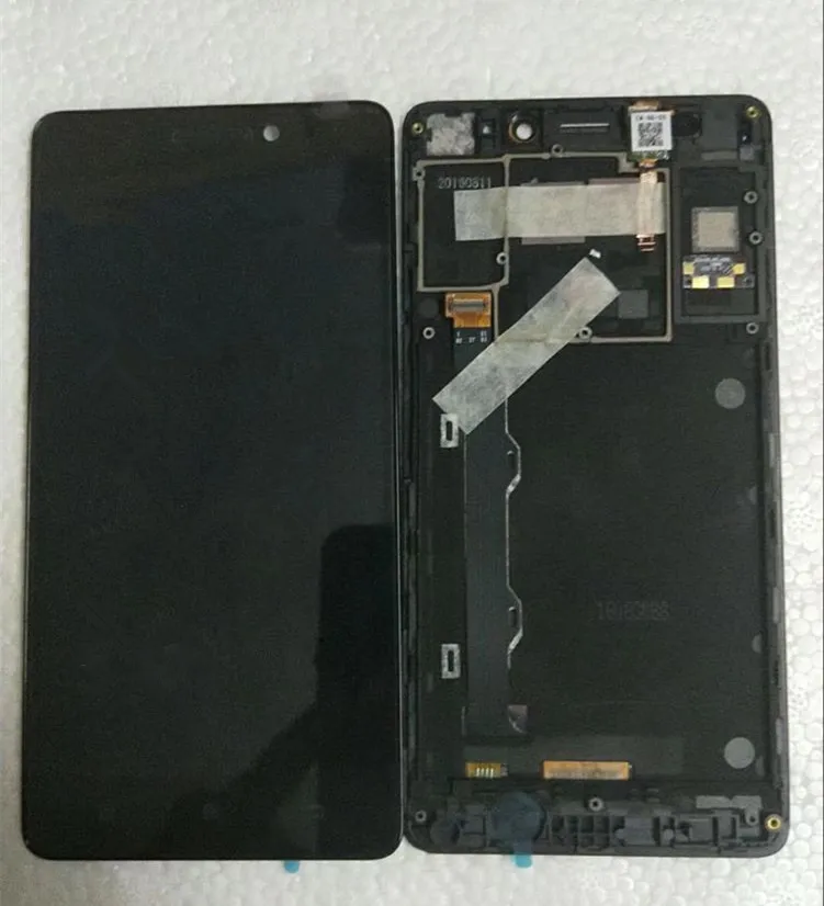 

Original For 5.5" LENOVO A7000 Axisinternational LCD screen Display with frame black+Touch panel Digitizer for Lenovo A7000