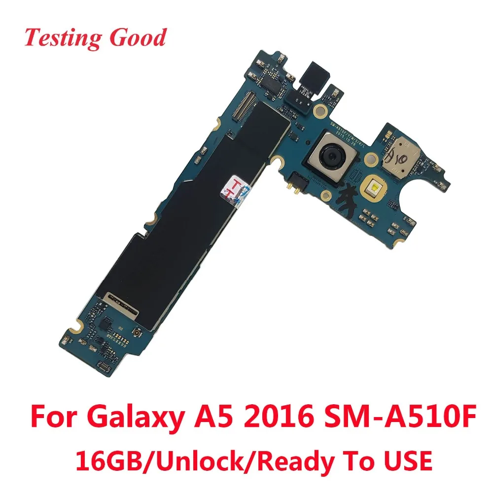 

Unlocked Main Motherboard Logic Board+Camera Replacement For Samsung Galaxy A5 2016 A510F 16GB