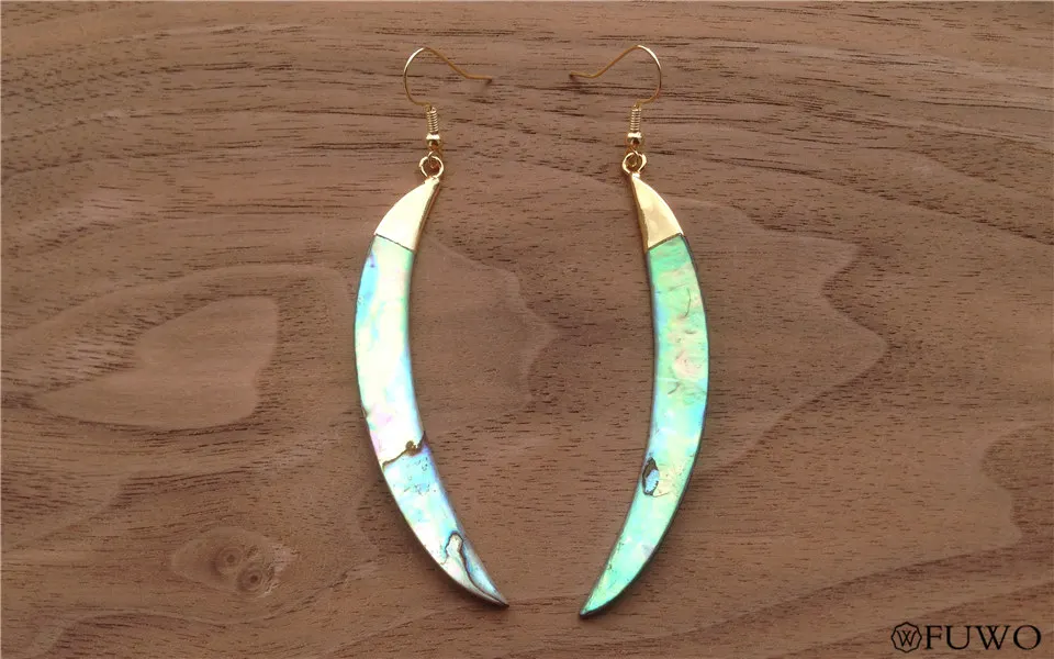Tusk Abalone Shell Earrings 9
