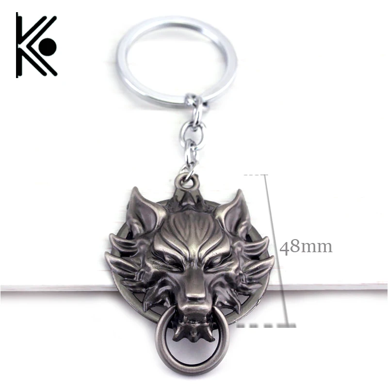 3 d Final fantasy comic брелок с волком кулон ювелирные изделия и товары aliexpress Бесплатная