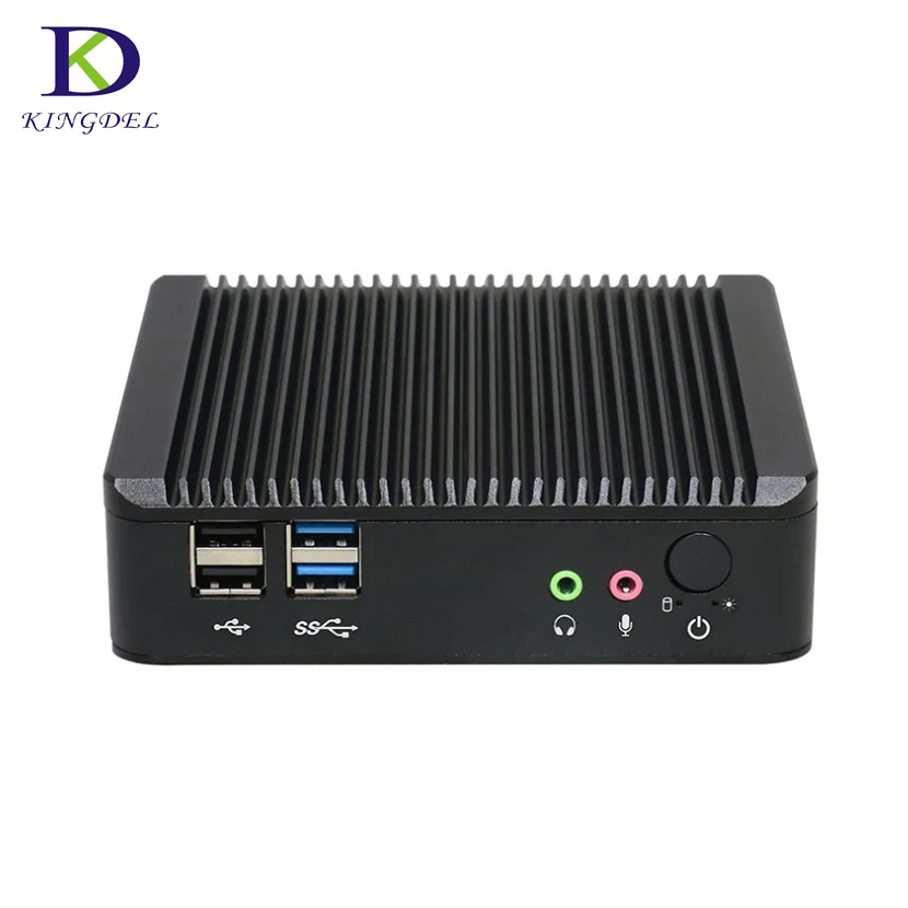 

Kingdel Nano PC Intel Celeron J1900 Quad Core HDMI USB 3.0 Dual LAN 300M WIFI Optional Fanless desktop PC