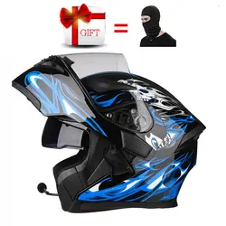 Мотоциклетный шлем Bluetooth гарнитуры в горошек для Аксессуары для шлема украшение шлем Рог Bluetooth Шлем Крест каск Половина и Q50