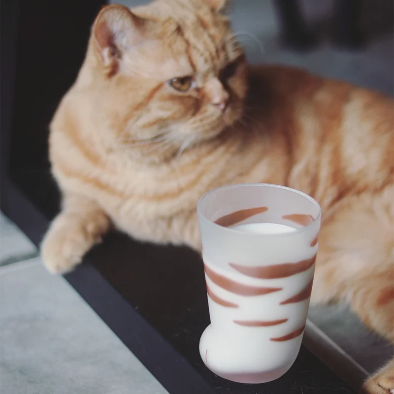 [MPK] лучший подарок для вашей девушки, рождественский подарок для любителей кошек, кошачья лапа молочный стакан