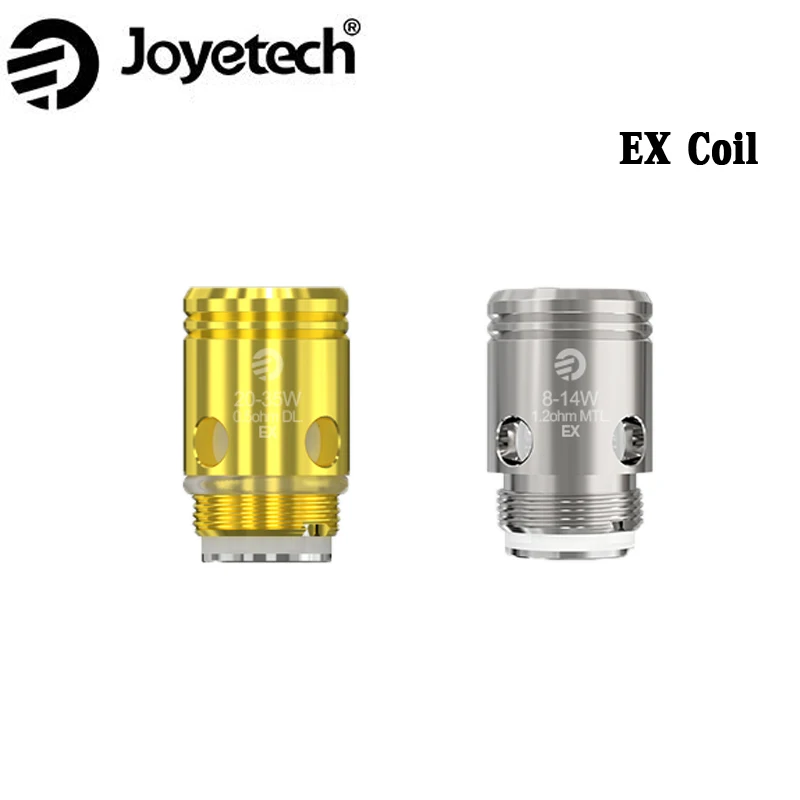 5 шт./лот Joyetech EX 0 Ом DL. Катушка и 1.2ohm MTL катушка для электронных сигарет подходит