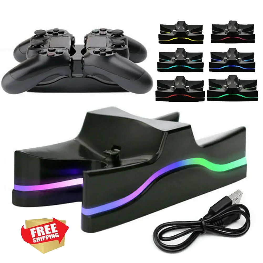 

for PS4 Handle Stands Controller Fast Charging Station Dock Stand Dualshock USB Cable Charger Base Stands