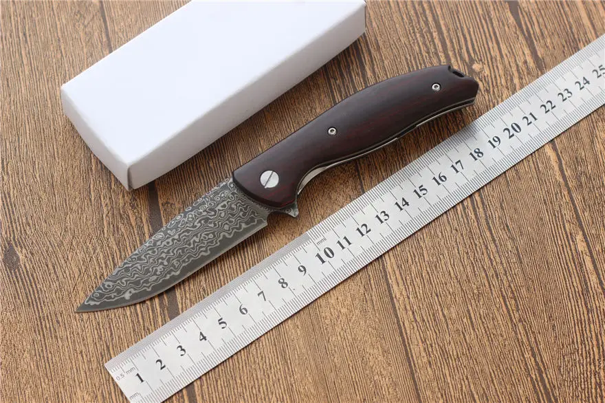 

MIKER damascus Knife 58HRC Outdoor Survival Hunting Knives Tactical pocket knife EDC folding knife