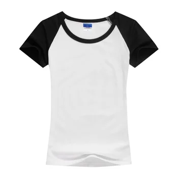 

Summer Hot Ladies Casual and Comfortable Cotton Short Sleeve T-shirt 2017 Slim Round Collar Short Sleeve Top Tee
