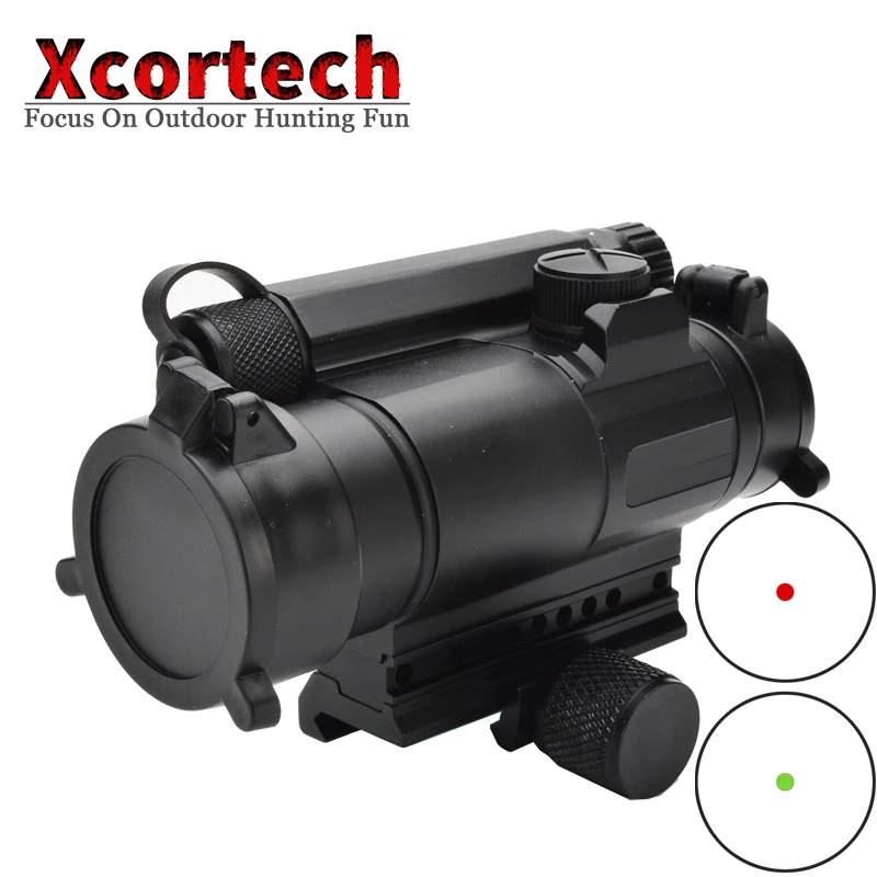 التكتيكية منظر نقطة حمراء شركات M4 بندقية Riflescope الصيد تلسكوب الموازاة اطلاق النار تهدف البصرية البصر القياسية فاصل W/Killflash غطاء للعدسات