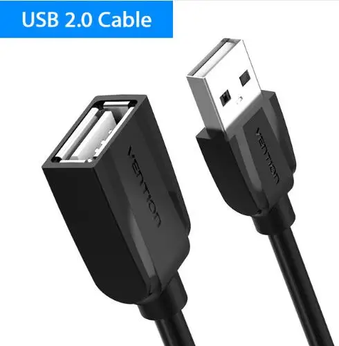 Vention USB3.0 кабель-удлинитель для мужского и женского пола USB2.0 Удлинительный провод супер Скорость 3,0 usb-удлинитель кабель для синхронизации данных и зарядки для компьютера ПК - Цвет: VAS-A44
