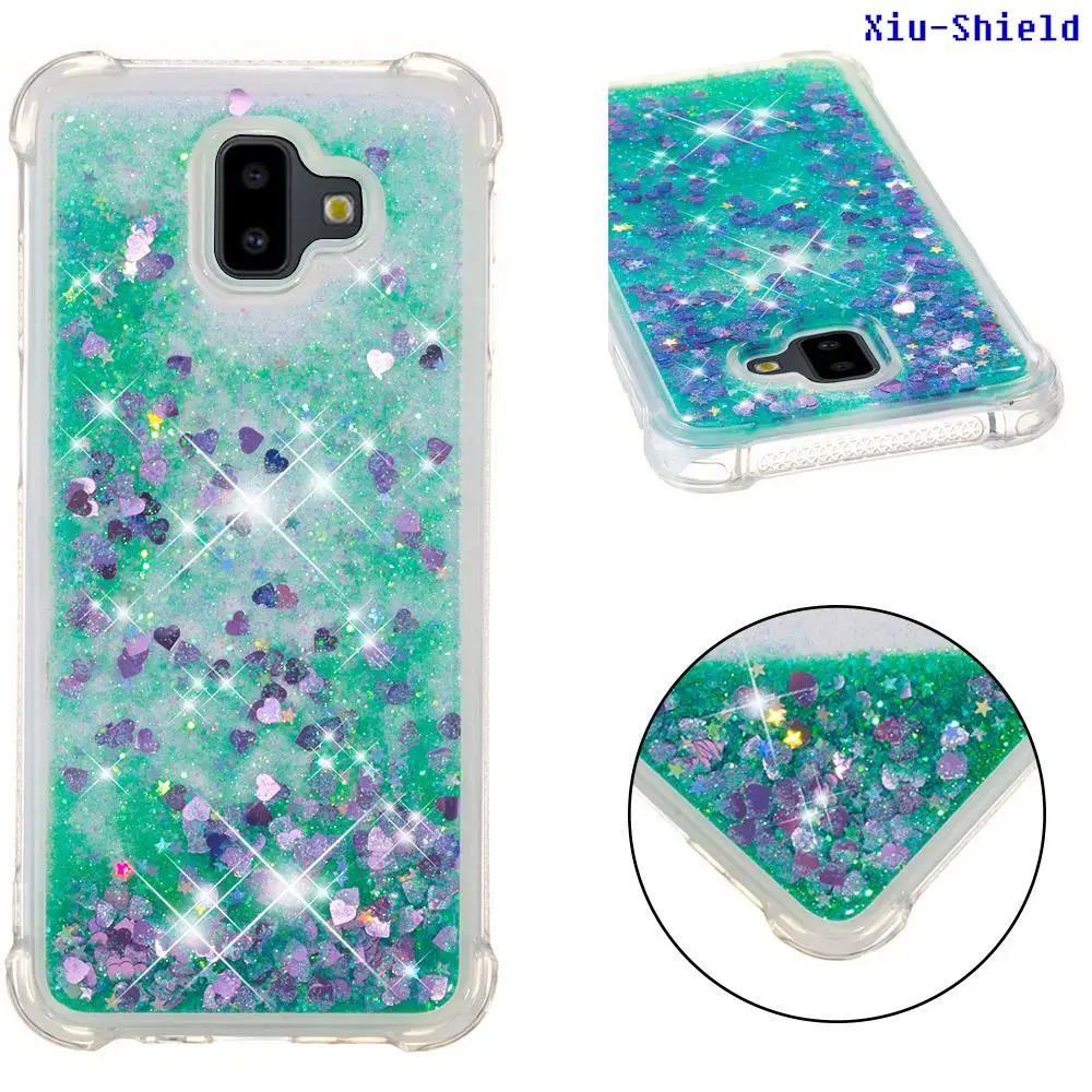 

for Samsung sm-j610fn case J6+ J6 Prime SM-J610FN/DS for Samsung Galaxy J6 Plus 2018 SM-J610F sm-J610G Phone TPU quicksand soft