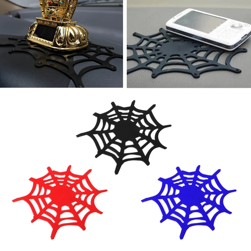 

Anti-slip Car Dashboard Spider Web Mat Silicone Grip Mobile Phone Holder Sticky