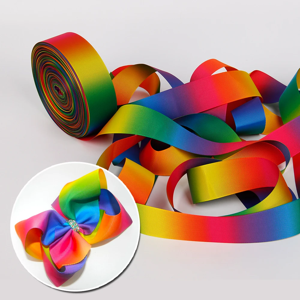 Download David accessories 3"(75mm) single side Rainbow grosgrain ...