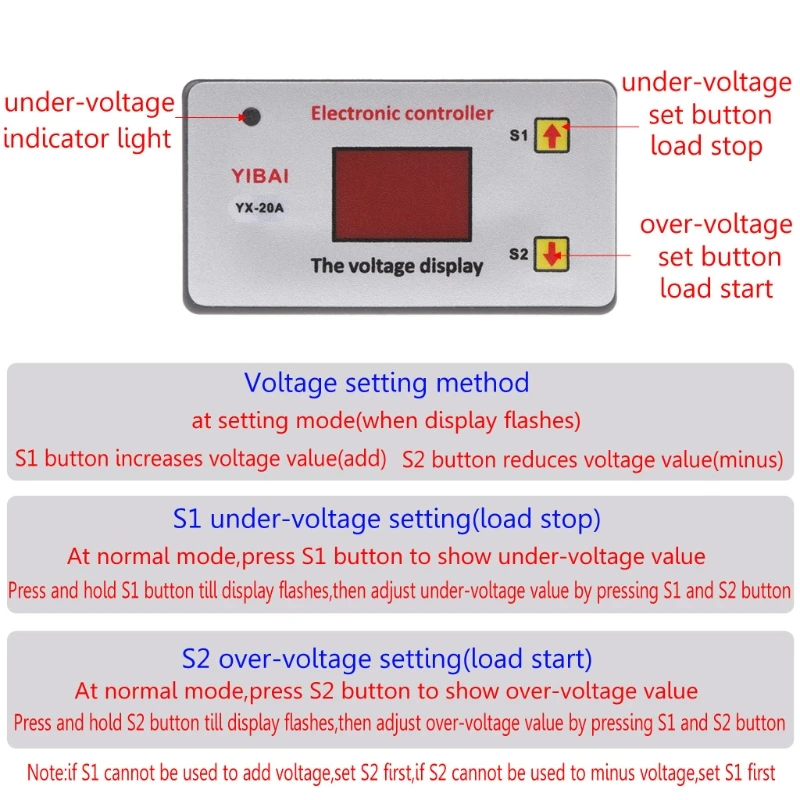 12 В батарея низкого напряжения выключить переключатель на защиту под регулятором напряжения постоянного тока