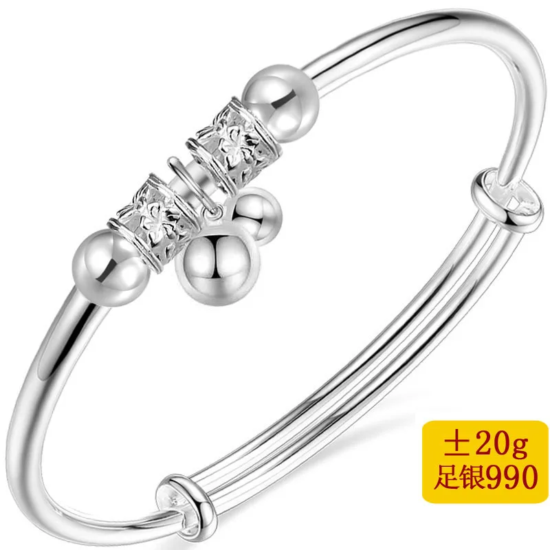 

2019 Promotion Real Armbanden Voor Vrouwen Style Fashion Personality Hollow Out 990 Bracelet Beads Wholesale Sterling Factory