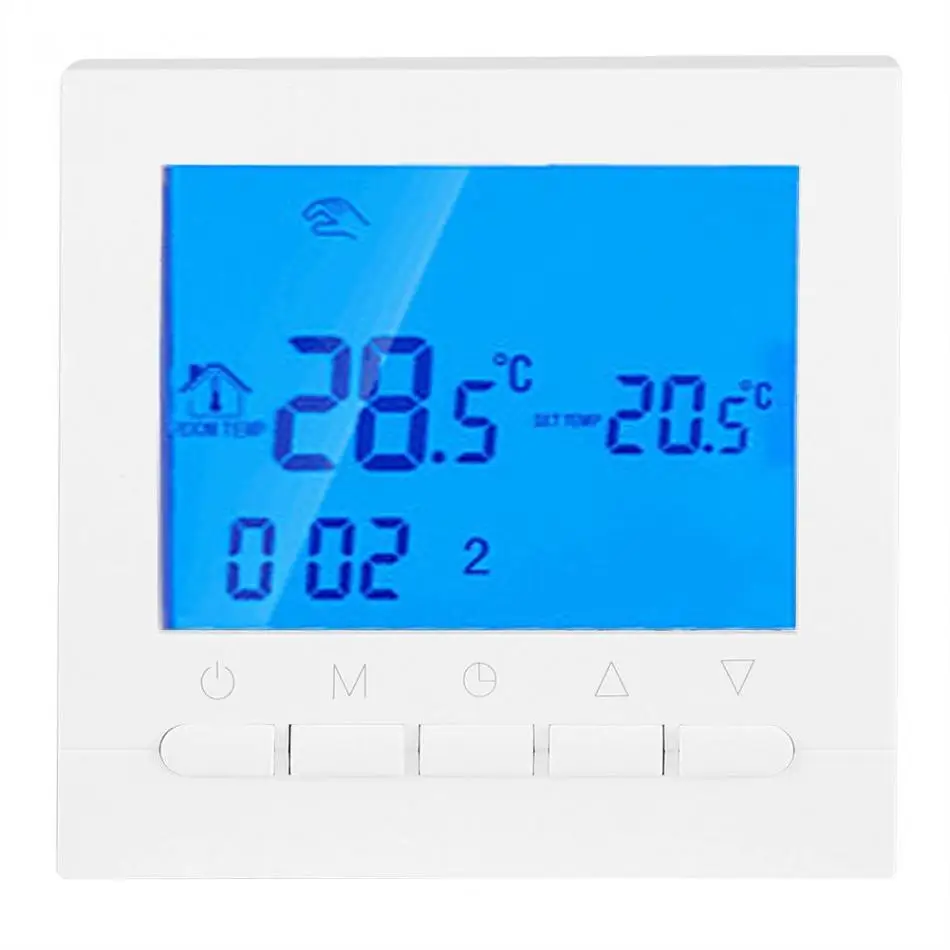 

Programmable Wireless WiFi Heating Thermostat Digital LCD Touch Screen App Control Clock Timer Automatically Calibration