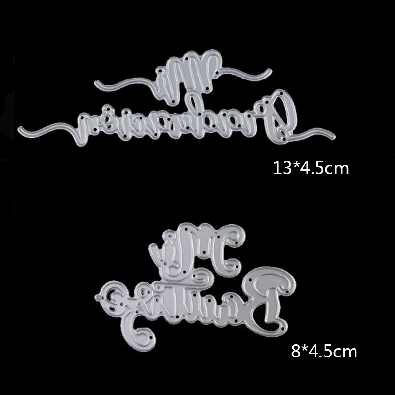 Испанское слово штампы счастливый юбилей металлические Вырубные штампы ремесло металлические буквы Вырубные штампы для DIY Скрапбукинг изготовление бумажных карточек - Цвет: My graduation