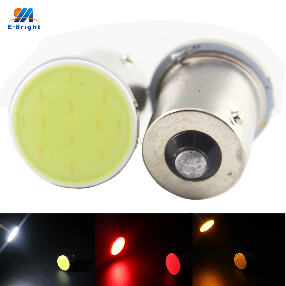 10 шт. S25 COB 12 SMD Led 1156 BA15S P21W автомобильные сигнальные огни автомобильный Стайлинг