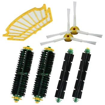 

Bristle & Flexible Beater Brush & Side Brush kit for iRobot Roomba 500 Series 530 560 580 581 Vacuum Cleaner Replacement