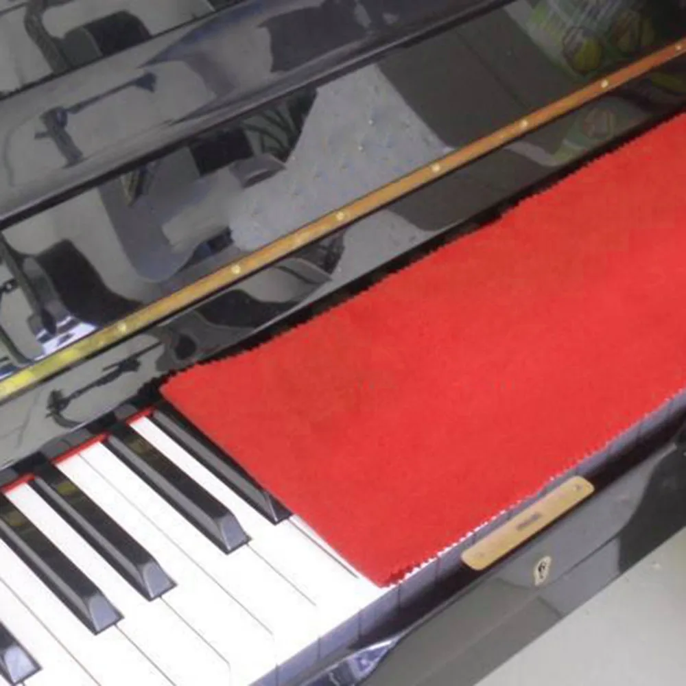 

Velvet Piano Part Keyboard Mat Electric Piano Keyboard Dust Pad Flannelette Piano Keyboard Mat Musical Instrument Tools