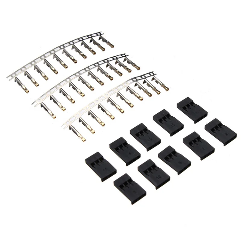 

10Set Plug Servo Plug Terminal Gilt Male And Terminal for JR Futaba Plug