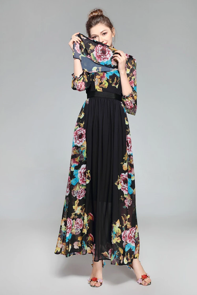 Big black floral dresses (12)