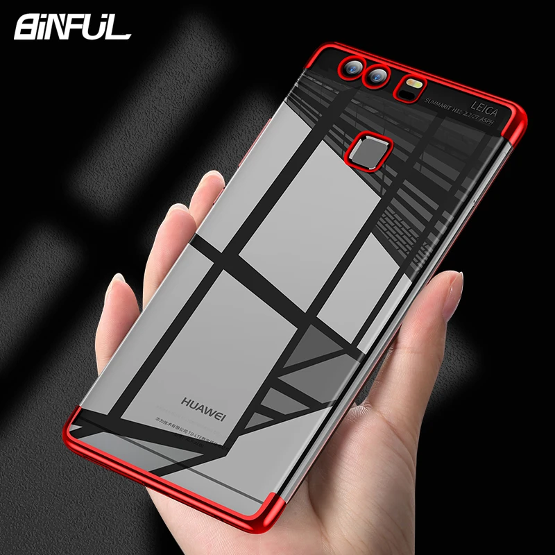 Carcasa para Huawei P9 Plus, carcasa con revestimiento transparente de TPU, de silicona suave para Huawei P9 Plus, funda para teléfono, funda, Fundas|Fundas antigolpes para teléfono| - AliExpress