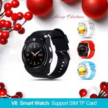

V8 Smart Watch v8 Anti-lost Smartwatch Support SIM TF Card Clock Camera Call Step Count Sleep Remind For Android Phone pk q18
