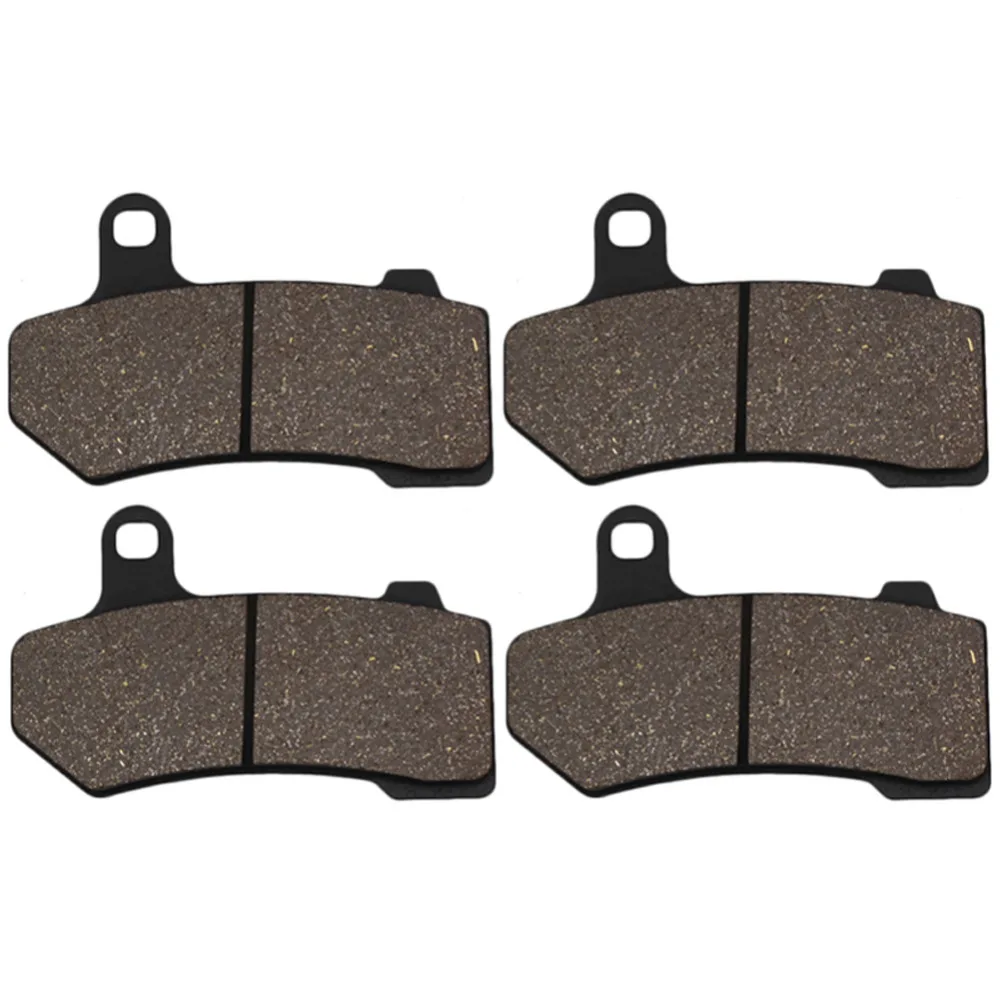 

Cyleto Front and Rear Brake Pads for Harley Davidson V-Rod 2006 VRSCX Rod 07-17 VRSCF V Rod Muscle 09-17 FLHR Road King 08-16