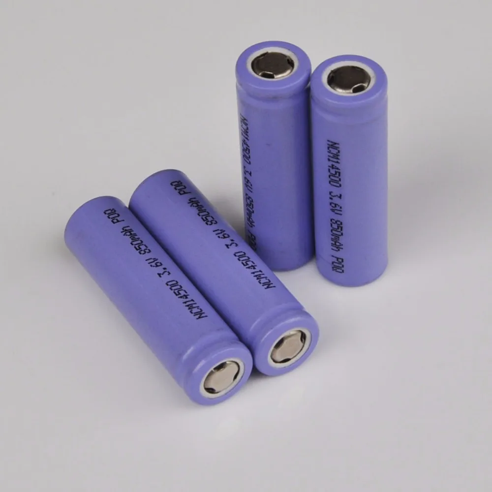 

4-10PCS Real 3.6V 14500 AA rechargeable li-ion battery 850mah lithium ion cell 3.7V AA Size for laser LED flashlight torch