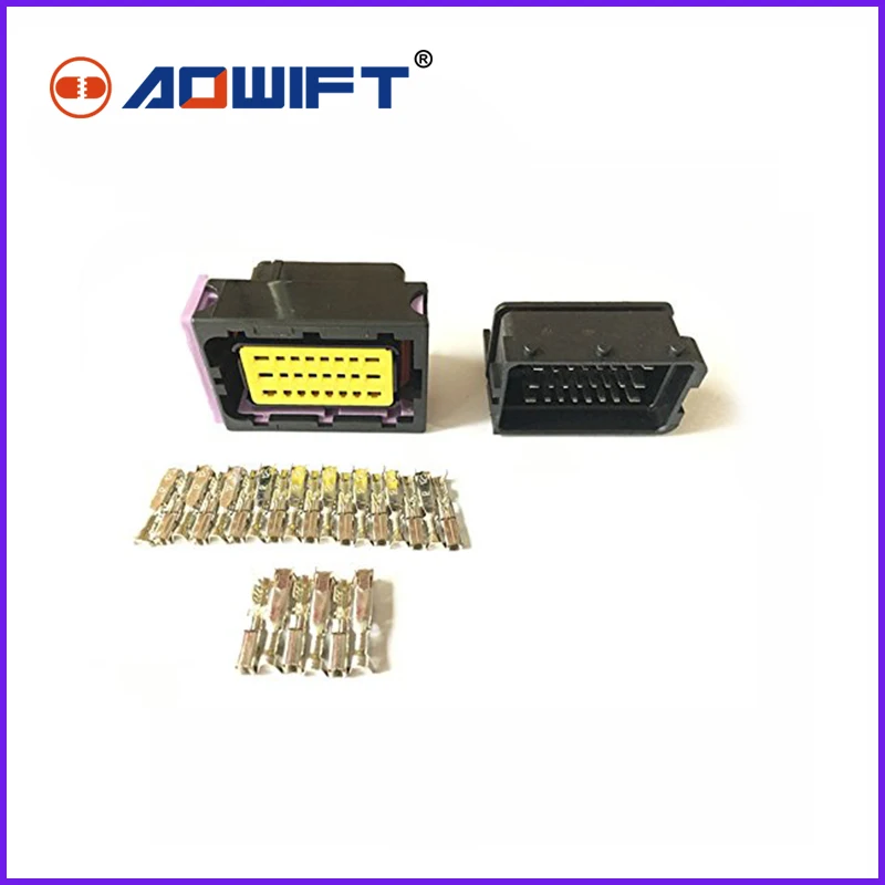 2 компл. FCI ЭБУ 211PC249S8005/211PC249S8005 разъем 24 Pin способ мужского и женского Корпус