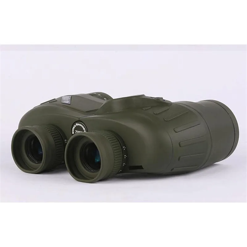 Binoculars 7x50 Military Standard Telescope Non-infrared Night Vision Hunting Nautical Compass + Ranging + with Coordinates