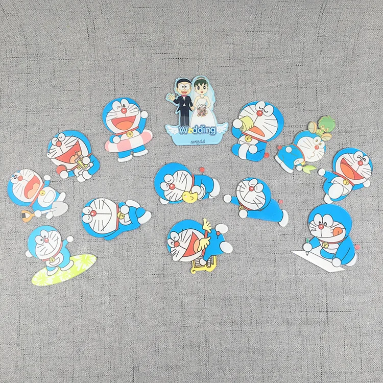 

Cute cartoon Doraemon series fridge magnets High grade acrylic fridge magnets